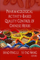Book cover of: Pharmacological Activity-Based Quality Control of Chinese Herbs