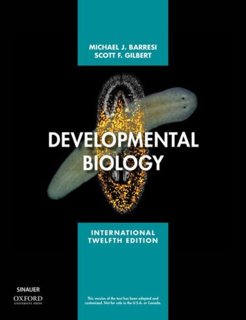 Book cover of: Developmental Biology. By: Michael J. F. Barresi