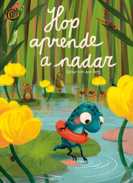 Book cover of: Hop aprende a nadar. By: Esther van den Berg