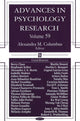 Book cover of: Advances in Psychology Research. By: Alexandra M. Columbus
