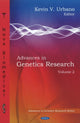 Book cover of: Advances in Genetics Research. By: Kevin V. Urbano