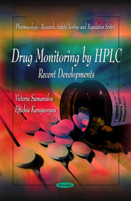 Book cover of: Drug Monitoring by HPLC. By: Victoria Samanidou
