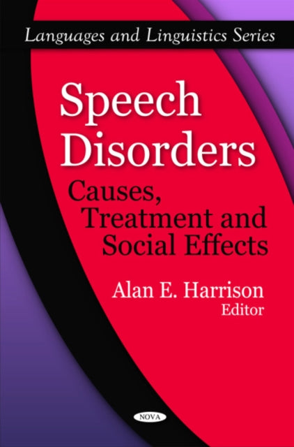 Book cover of: Speech Disorders. By: Alan E. Harrison