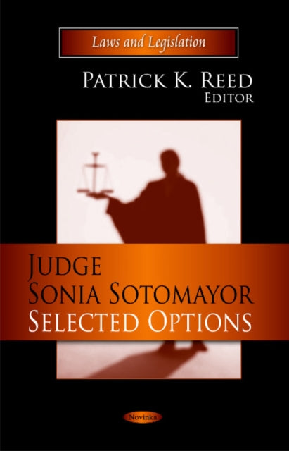 Book cover of: Judge Sonia Sotomayor. By: Patrick K. Reed
