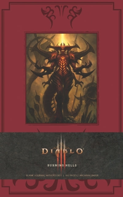 Book cover of: Diablo Burning Hells Hardcover Blank Journal