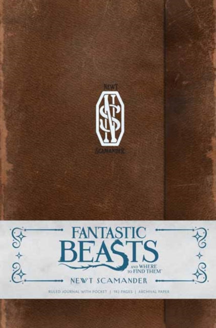 Book cover of: Fantastic Beasts and Where to Find Them: Newt Scamander Hardcover Ruled Journal