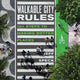 Book cover of: Walkable City Rules. By: Jeff Speck
