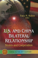 Book cover of: U.S. & China Bilateral Relationship. By: Tracy M. Walton