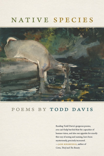 Book cover of: Native Species. By: Todd Davis