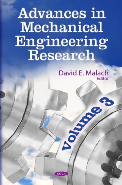 Book cover of: Advances in Mechanical Engineering Research. By: David E. Malach