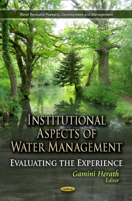Book cover of: Institutional Aspects of Water Management. By: Gamini Hearth