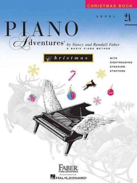 Book cover of: Piano Adventures Christmas Book Level 2A. By: Nancy Faber