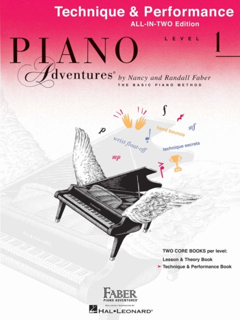 Book cover of: Piano Adventures All-In-Two Level 1 Tech. & Perf.. By: NANCY FABER_RANDALL