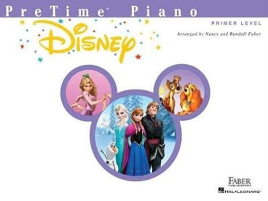 Book cover of: PreTime Piano Disney. By: Nancy Faber