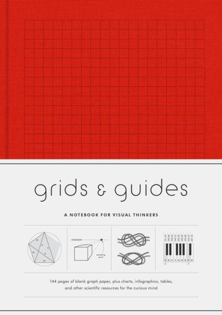 Book cover of: Grids & Guides (Red) Notebook. By: Princeton Architectural Press Staff
