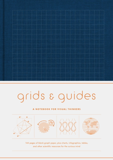 Book cover of: Grids & Guides (Navy) Notebook. By: Princeton Architectural Press Staff