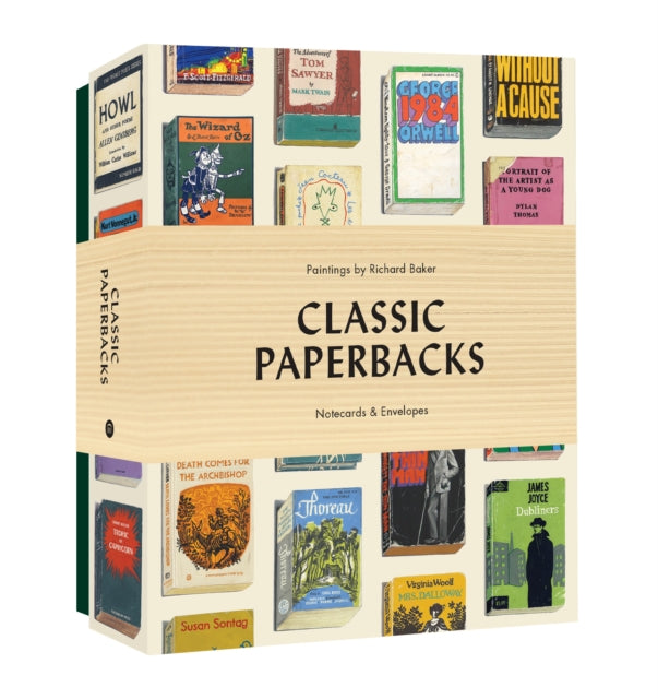 Book cover of: Classic Paperbacks Notecards and Envelopes. By: Richard Baker