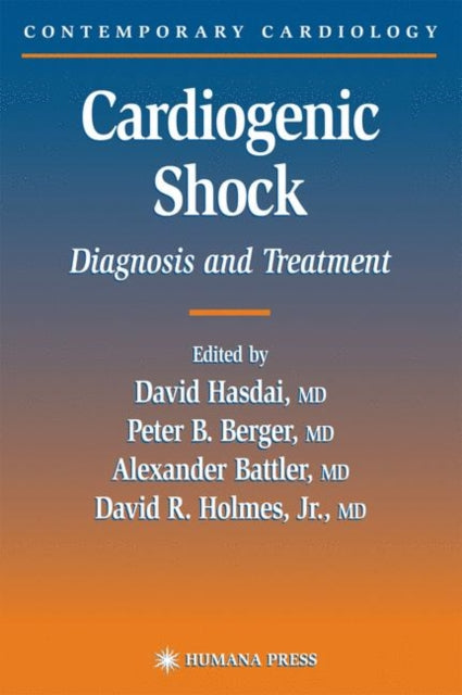 Book cover of: Cardiogenic Shock. By: David Hasdai