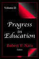 Book cover of: Progress in Education
