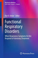 Book cover of: Functional Respiratory Disorders. By: Ran D Anbar