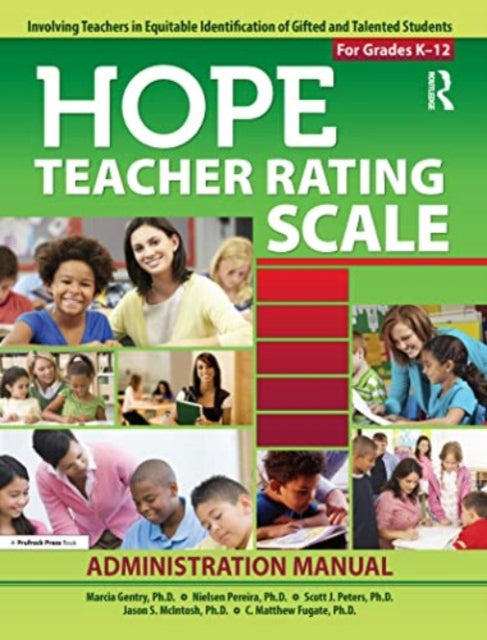 Book cover of: HOPE Teacher Rating Scale Kit. By: Marcia Gentry