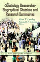 Book cover of: Sociology Researcher Biographical Sketches & Research Summaries. By: Alias T. Landry