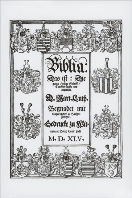 Book cover of: Biblia Germanica. By: Martin Luther
