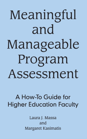 Meaningful and Manageable Program Assessment