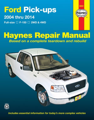 Ford full-size petrol pick-ups F-150 2WD & 4WD (2004-2014) Haynes Repair Manual (USA), 2004-14