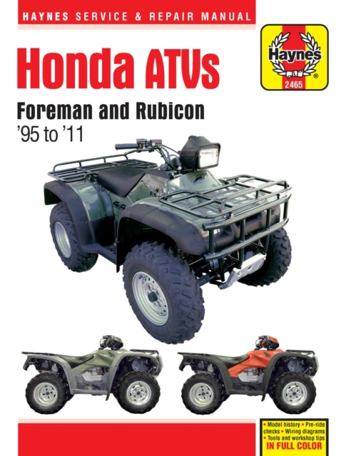 Book cover of: Honda Foreman ATV (95 -11). By: Editors of Haynes Manuals