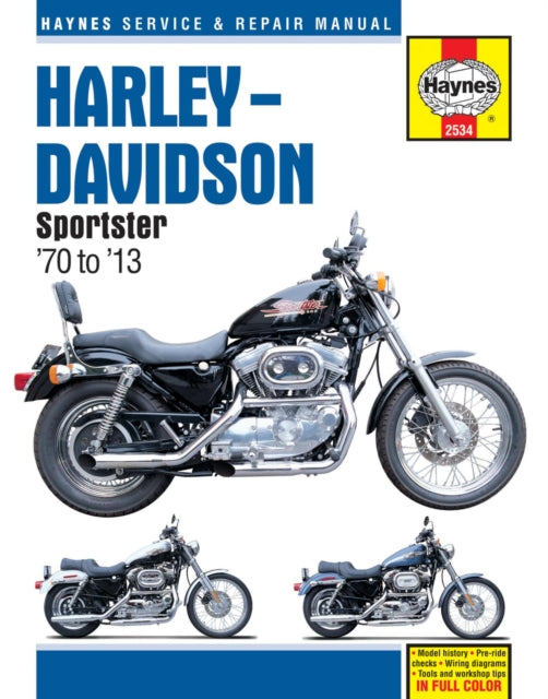 Harley-Davidson Sportsters (70 - 13) Haynes Repair Manual 9781620922262 John Haynes