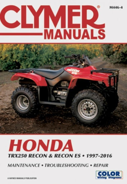 Book cover of: Honda TRX250 Recon & Recon ES (1997-2016) Service Repair Manual. By: Penton Staff