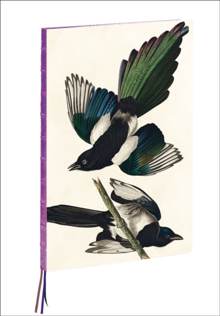Book cover of: Magpies, James Audubon A4 Notebook. By: James Audubon