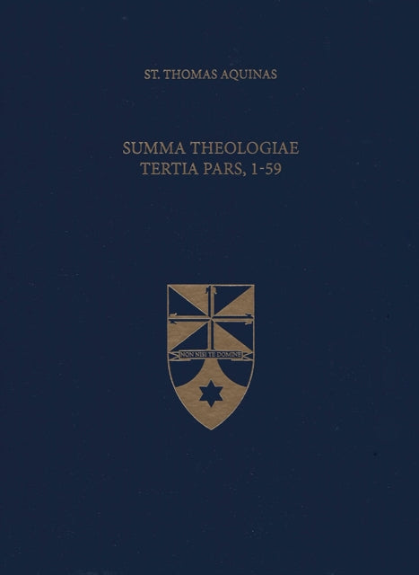 Book cover of: Summa Theologiae Tertia Pars, 1-59. By: Thomas Aquinas