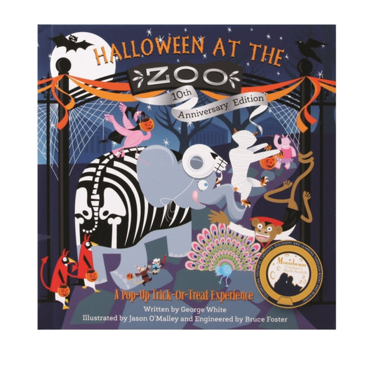 Book cover of: Halloween at the Zoo 10th Anniversary Edition. By: White, George, Foster, Bruce
