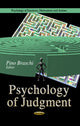 Book cover of: Psychology of Judgment. By: Pino Braschi