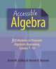 Book cover of: Accessible Algebra. By: Anne Collins