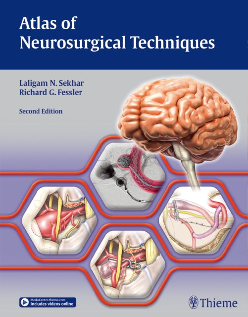 Book cover of: Atlas of Neurosurgical Techniques. By: Laligam N. Sekhar