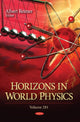 Book cover of: Horizons in World Physics. By: Albert Reimer