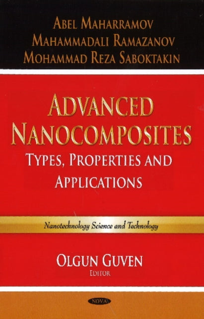 Book cover of: Advanced Nanocomposites. By: Mohammad Reza Saboktakin