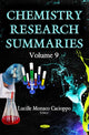 Book cover of: Chemistry Research Summaries. By: Lucille Monaco Cacioppo