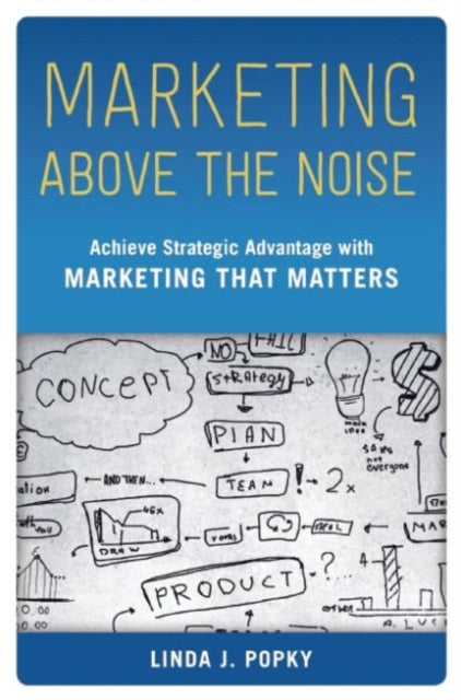 Book cover of: Marketing Above the Noise. By: Linda J. Popky