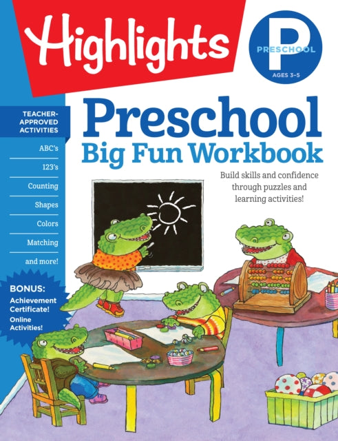 Book cover of: Preschool Big Fun Workbook