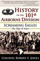 Book cover of: History of the 101st Airborne Division. By: Jones, Robert E.