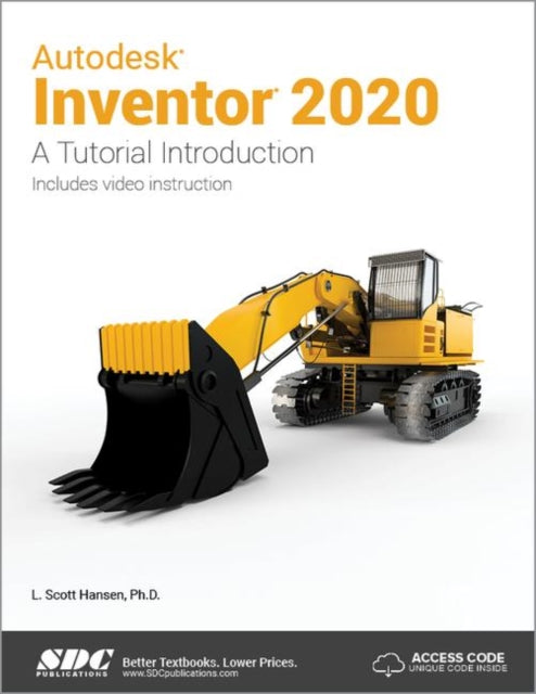 Book cover of: Autodesk Inventor 2020 A Tutorial Introduction. By: L. Scott Hansen