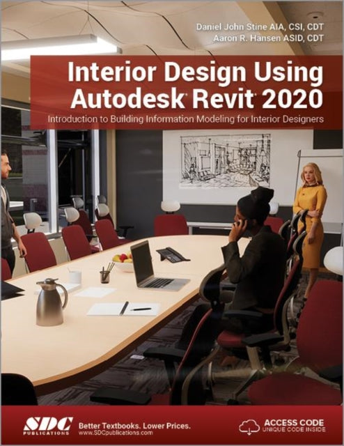 Book cover of: Interior Design Using Autodesk Revit 2020. By: Daniel John Stine