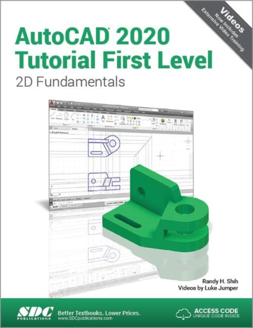 Book cover of: AutoCAD 2020 Tutorial First Level 2D Fundamentals. By: Randy Shih