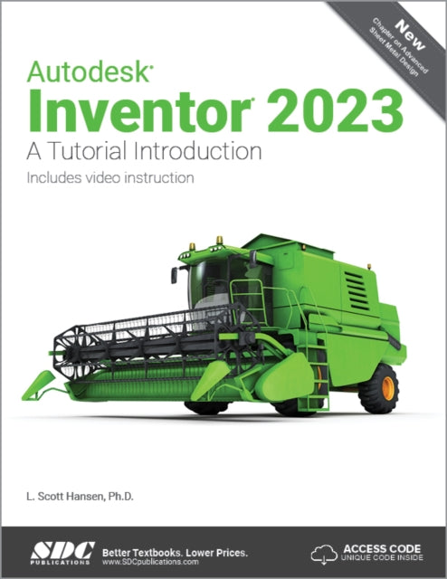 Book cover of: Autodesk Inventor 2023. By: Scott Hansen