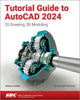Book cover of: Tutorial Guide to AutoCAD 2024. By: Shawna Lockhart