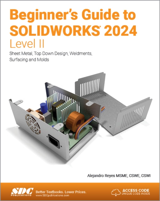 Book cover of: Beginner's Guide to SOLIDWORKS 2024 - Level II